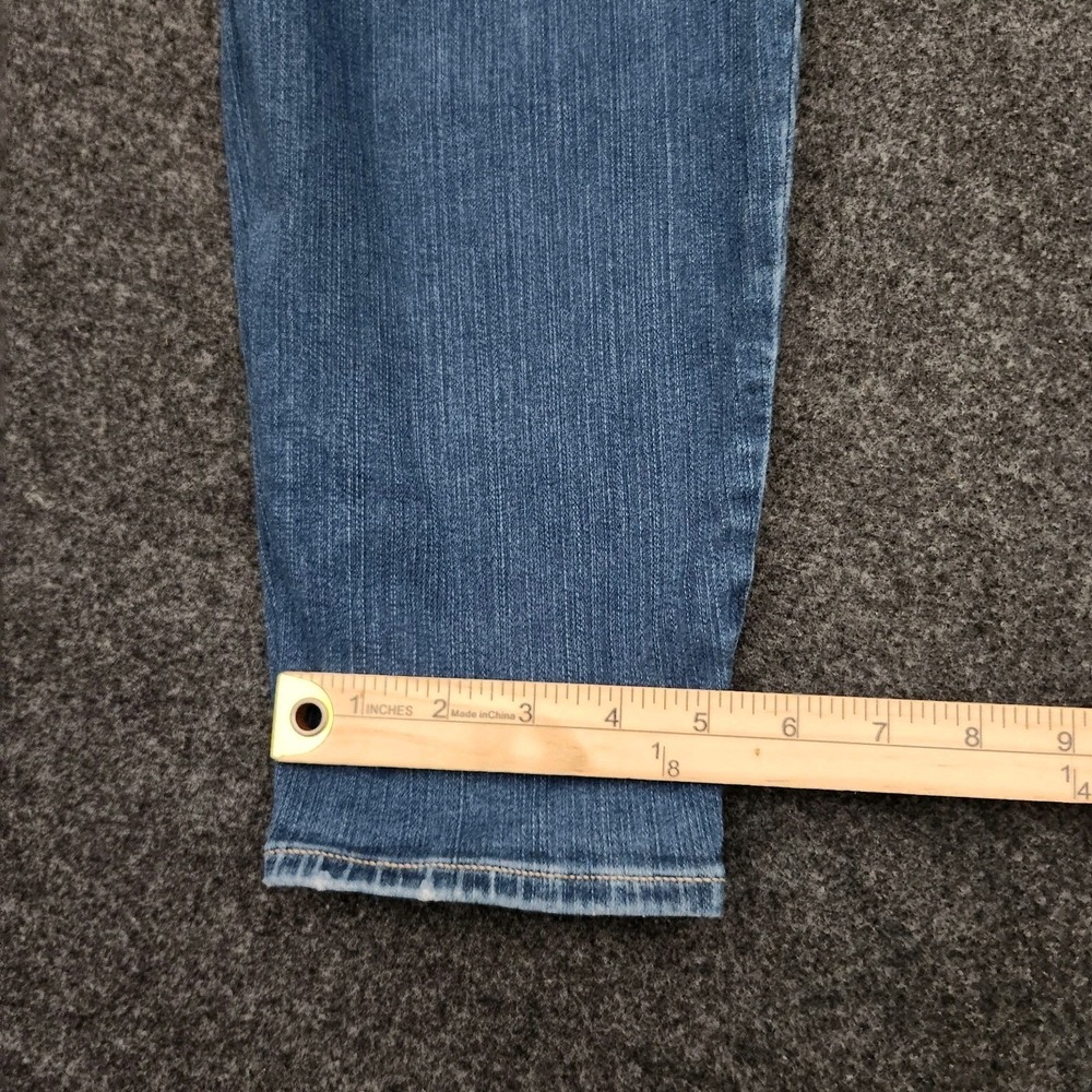 Torrid Premium Stretch Sky High Skinny Crop Distressed Denim Jeans Plus Size 22R - Picture 7 of 10